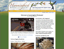 Tablet Screenshot of hummingbirdwholesale.com